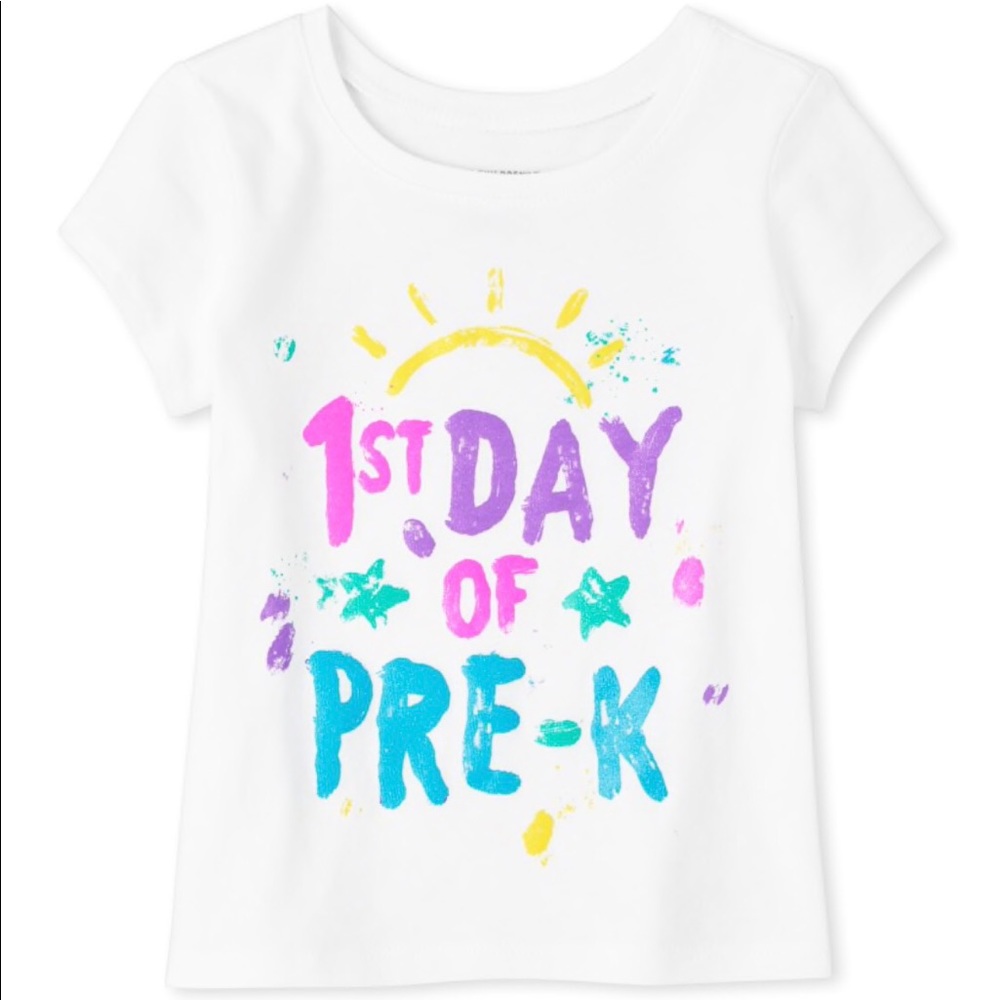 Girl’s First Day of Pre K Graphic Tee